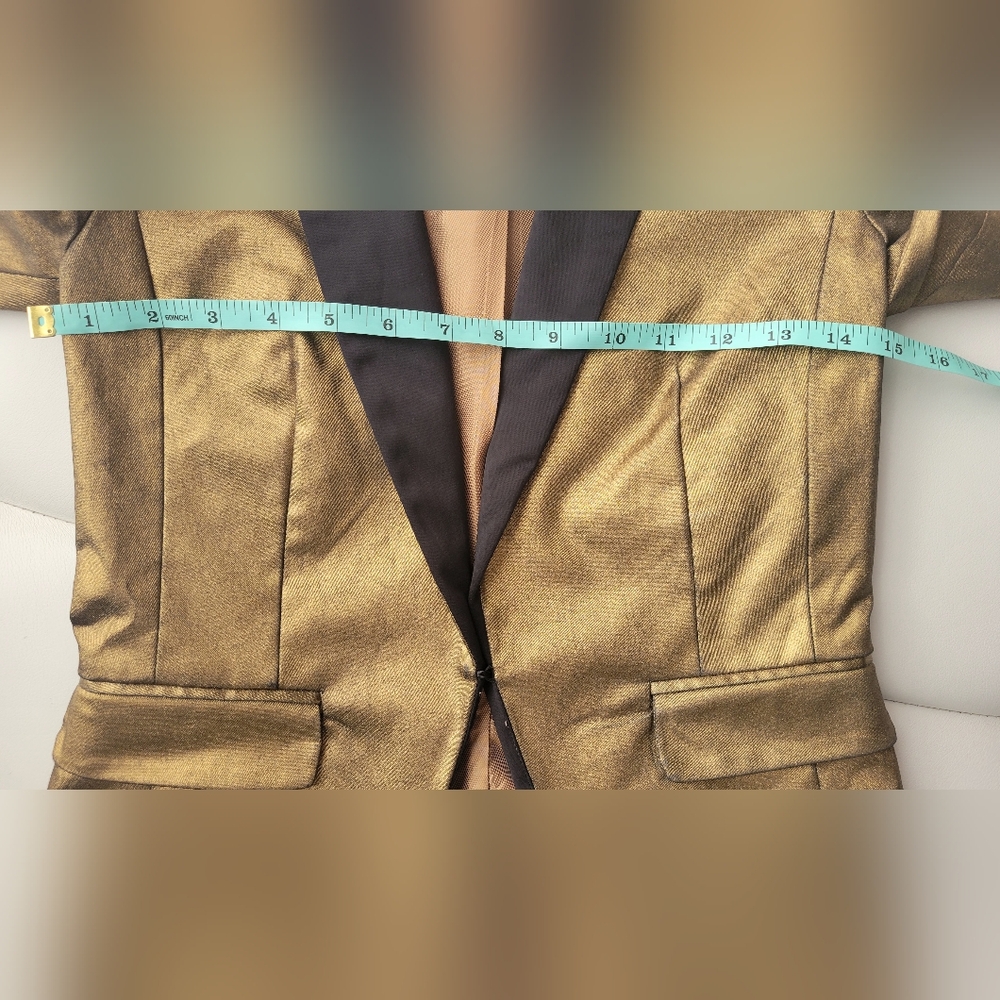 Zara Collection Gold & Black Blazer. - Picture 9 of 10